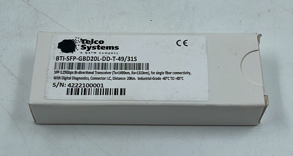 TELCO System BTI-SFP-GBD20L-DD-T-49/31S