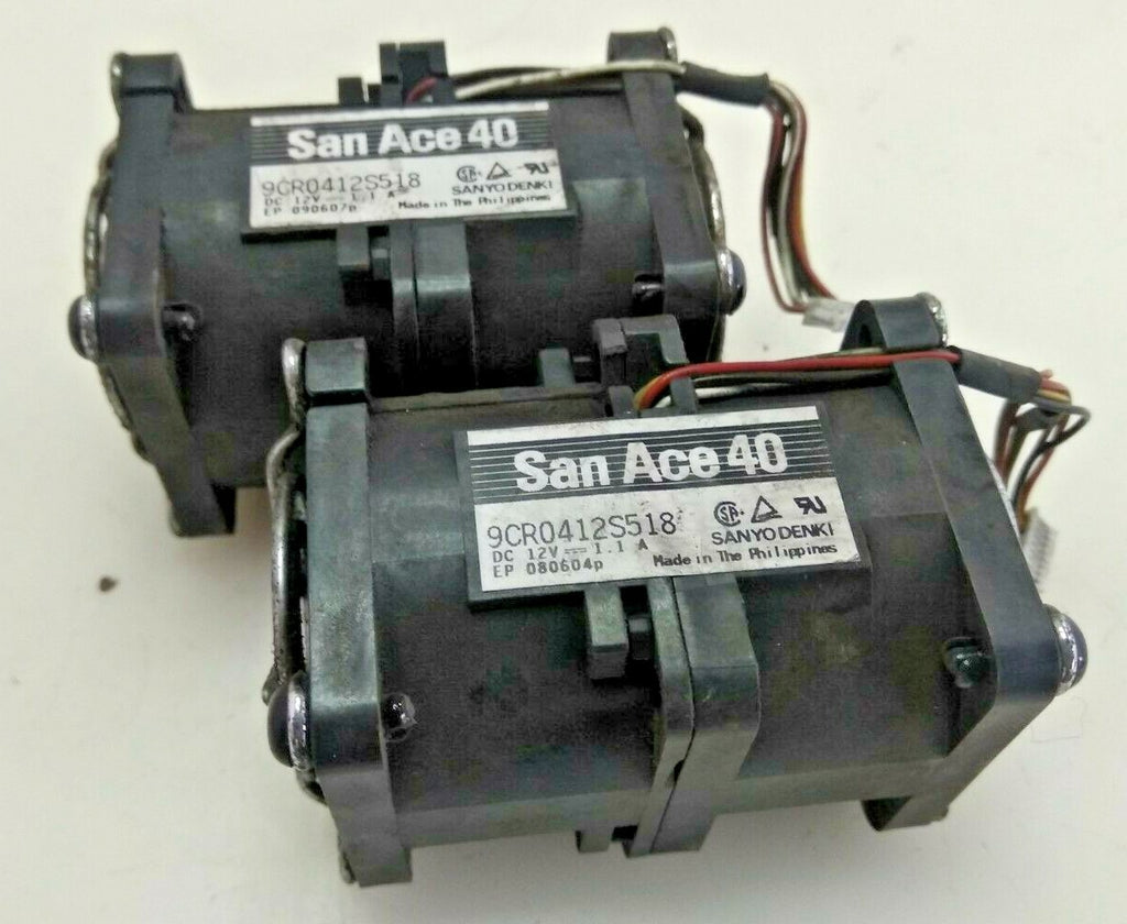 [LOT 11] Sanyo Denki 9cr0412s518 San Ace 40 Sr 1400 12 vdc Counter Rotating Fan