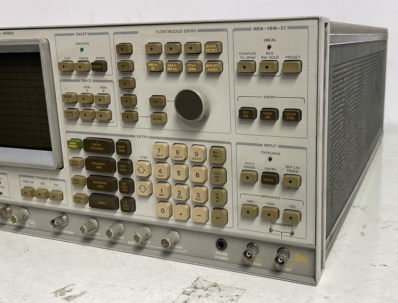 HP / Agilent 3585A Spectrum Analyzer 20Hz-40MHz **AS IS
