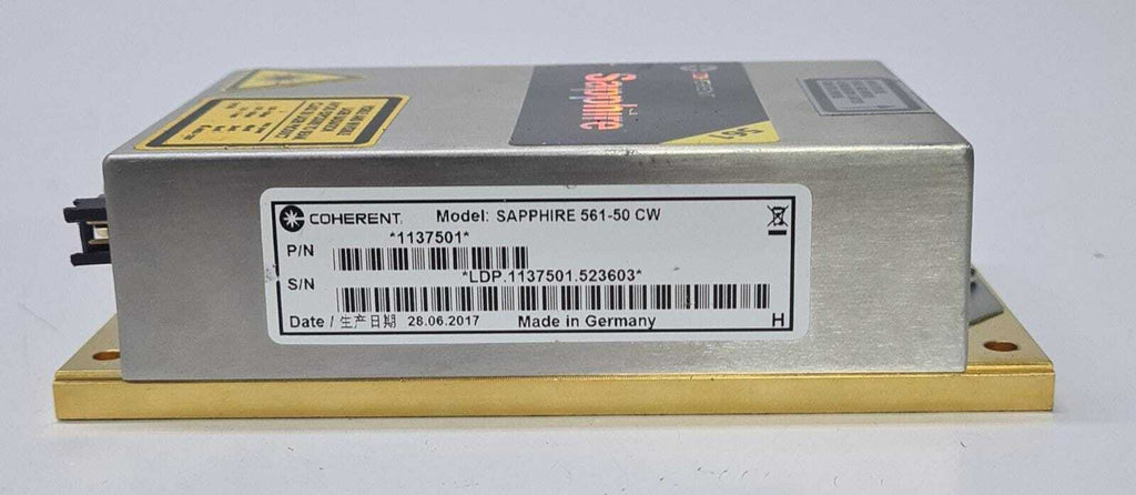 COHERENT Sapphire 561- 50 CW Continuous Wave Laser Head 1137501 - OEM