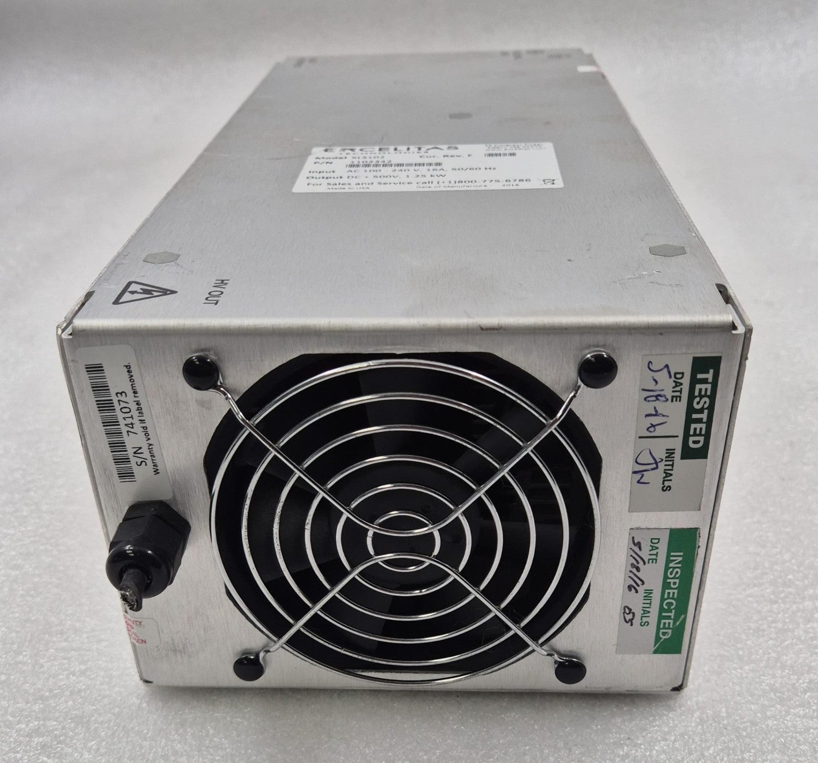 EXCELITAS Technologies XLS102 1102342 Rev E Power Supply 100-240V **AS-IS**