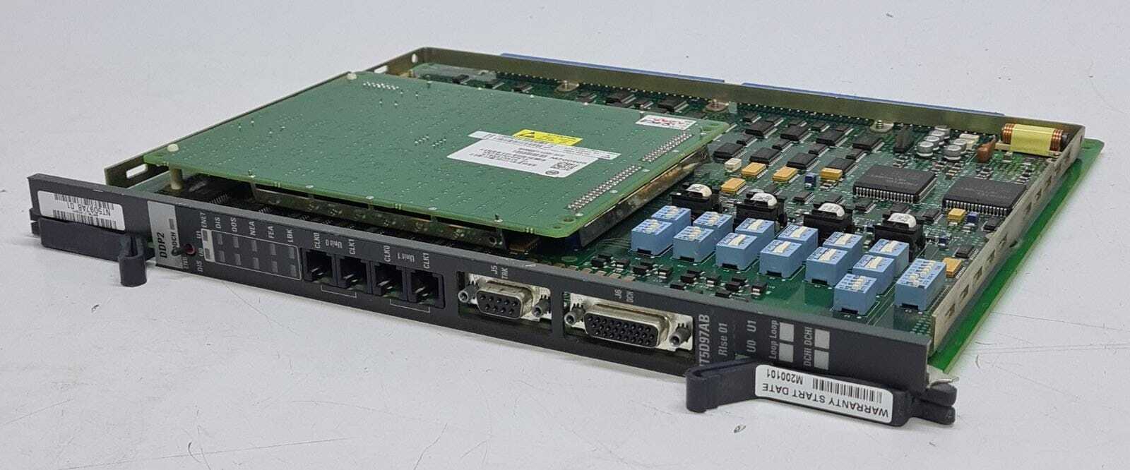 NORTEL / Northern Telecom DDP2 DDCH NT5D97AB Rlse 01 Board PCB PRI W/ NTBK51AAE5