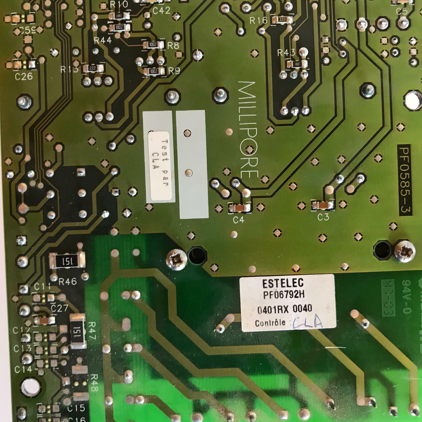 Millipore Simplicity 185 water purification Main Control Board PF05885-3