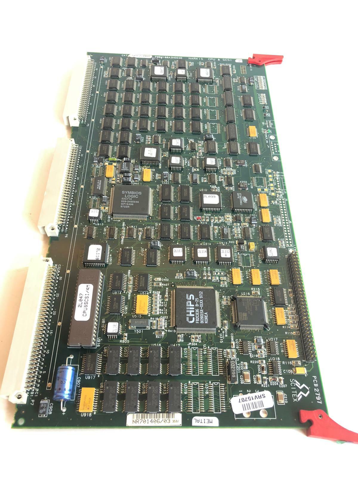 Scitex Narkis CPU & SCSI 4/M 503D2L046S 188A3H004D PrePress Equipment