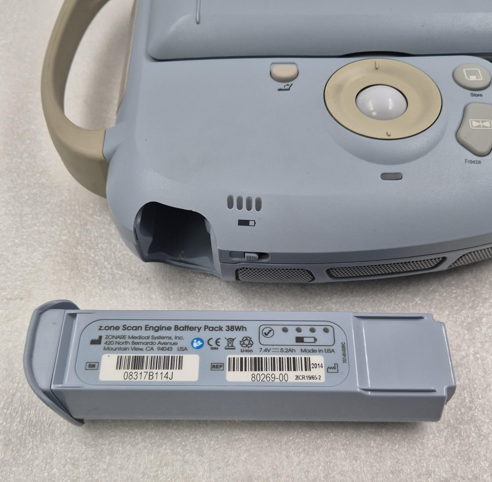 ZONARE Z.One Scan Engine 82001-00 Portable Diagnostics Ultrasound Console System