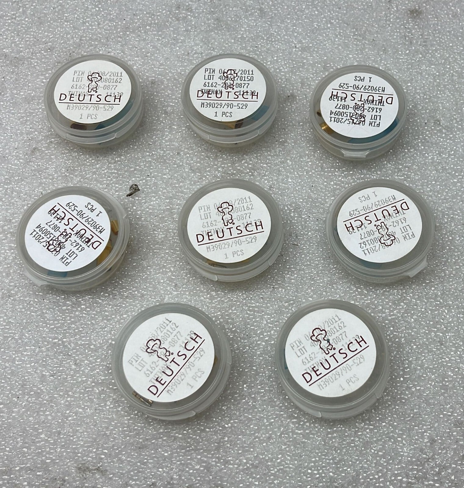 [LOT 8] NEW - DEUTSCH TWINAX Pin Socket 6162-283-0877 M39029/90-529