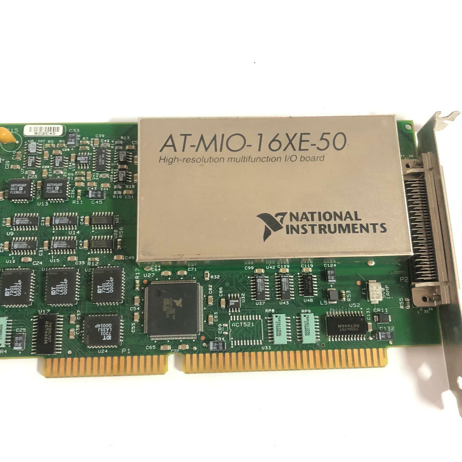 National Instruments AT-MIO-16XE-50 High-resolution Multifunction I/O Board DAQ