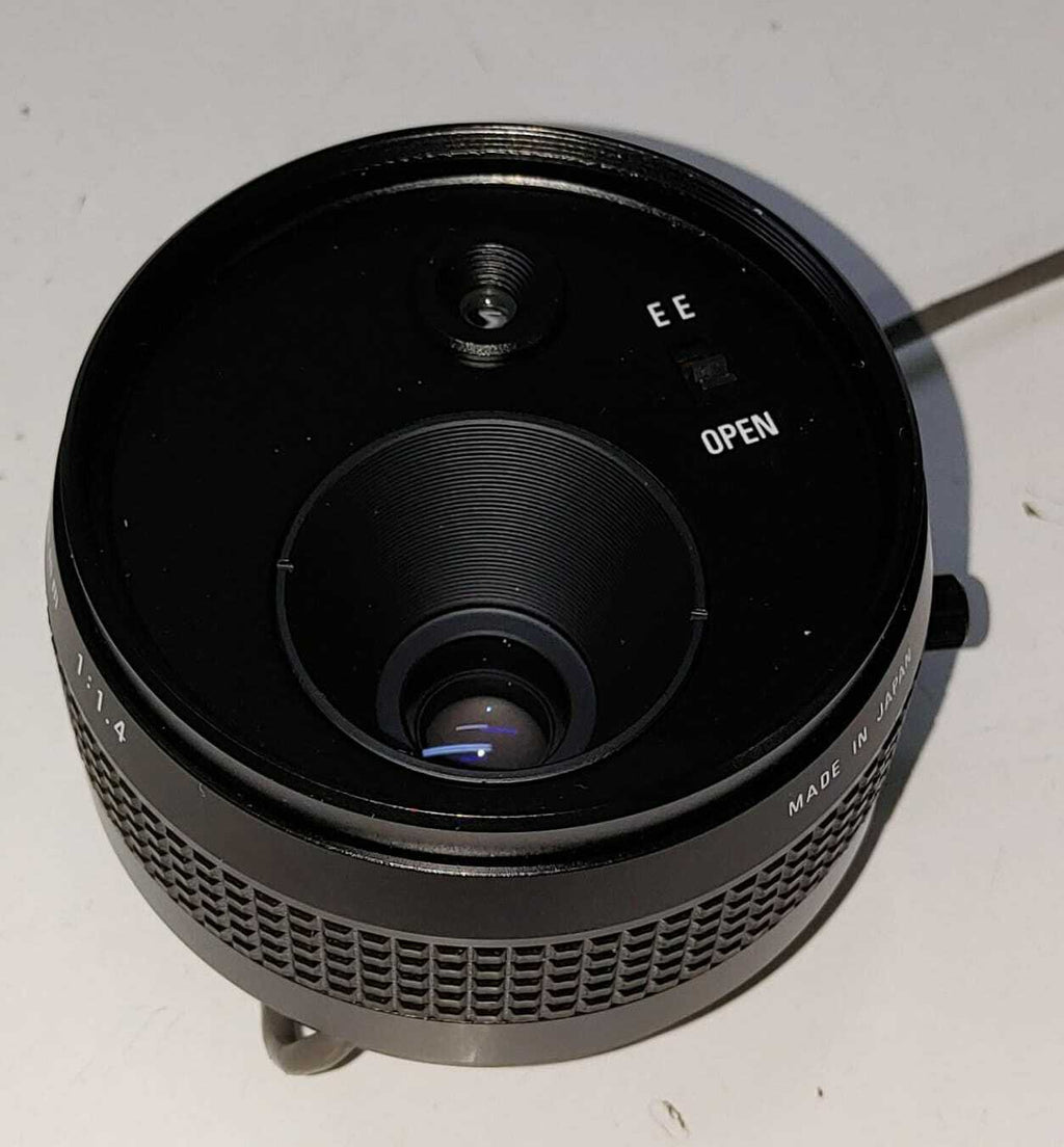 COSMICAR TV LENS EE 16mm 1:1.4DC6V (6mA MAX.) C1614E 16mmF1.4 CCTV CAMERA LENS