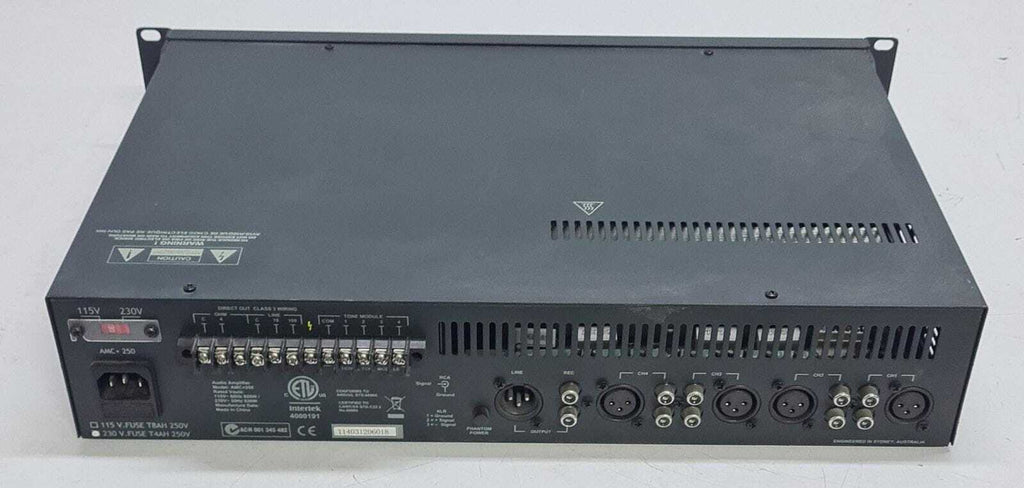 Australian Monitor Installation Series AMC +250 Audio Amplifier Mixer Rackmount