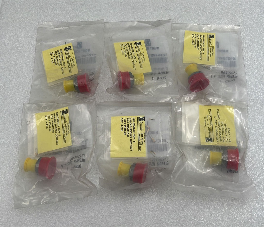 [LOT 6 PCS] Glenair 801-007-26MT13-205SA Mighty Mouse Connector
