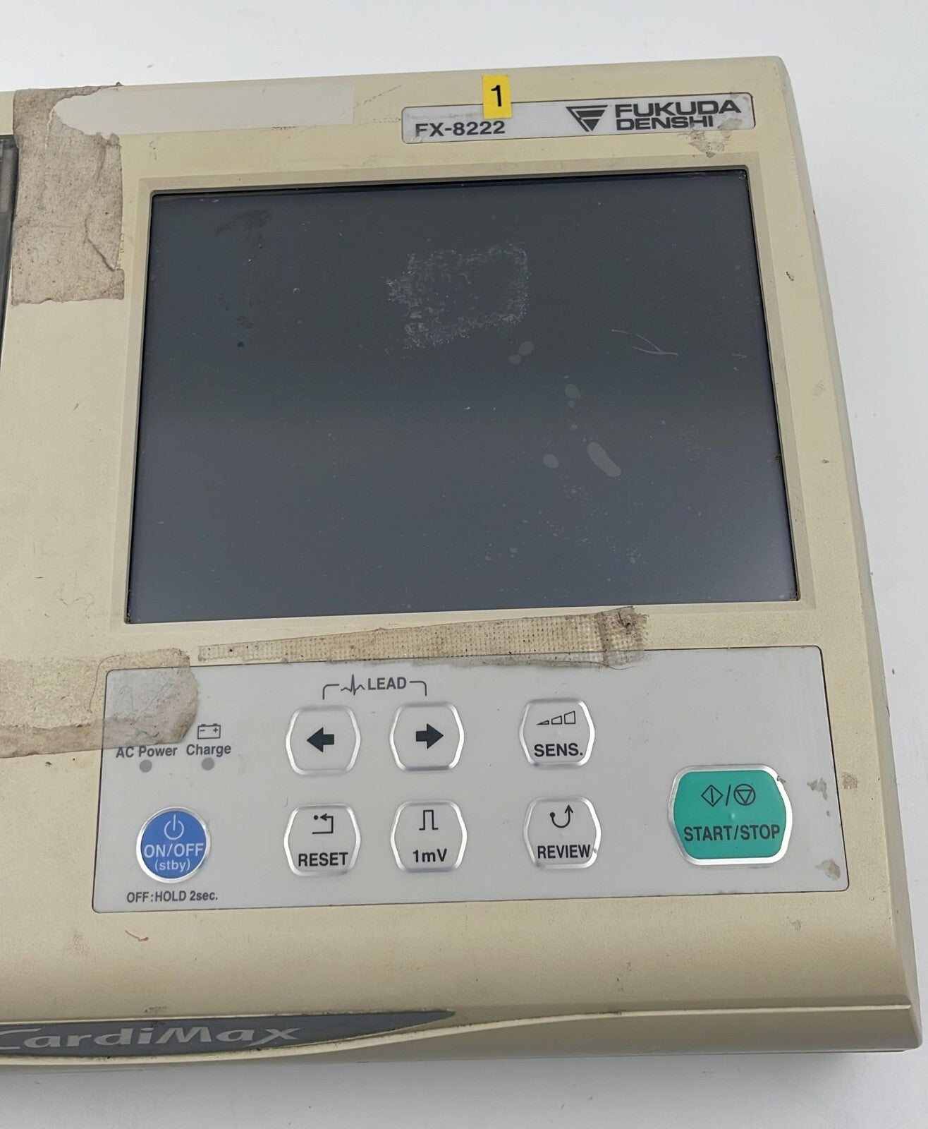 Fukuda Denshi FX-8222 CardiMax ELECTROCARDIOGRAPH **AS IS