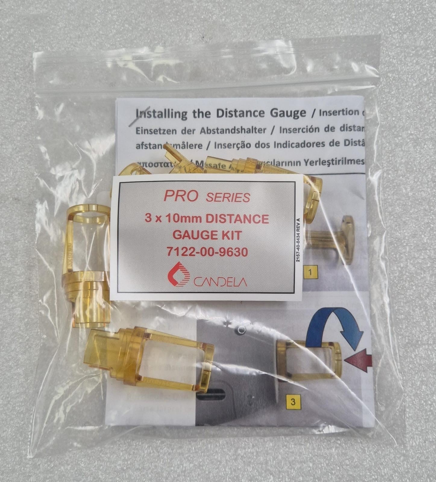 [LOT 5 PCS] Syneron Candela 7122-00-9630 3-10mm Distance Gauge Kit LPL Spot Tip