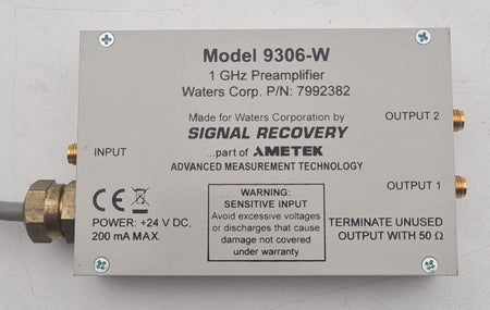 AMETEK Signal Recovery 9306-W 1GHz Preamplifier Waters 7992382