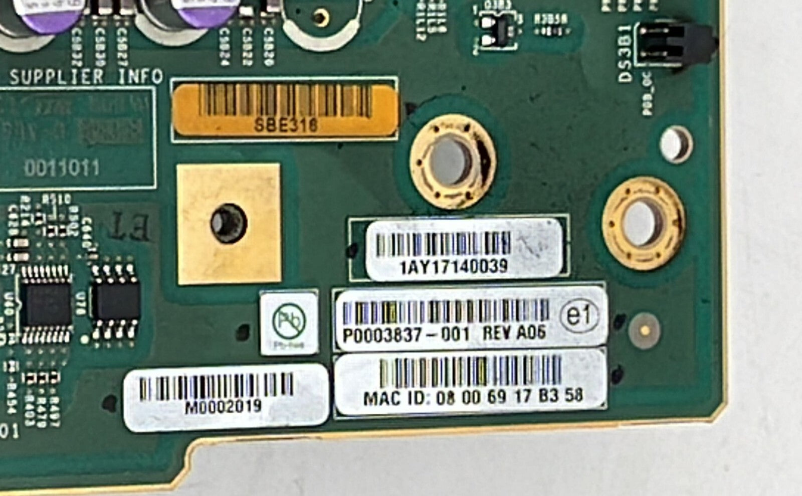 HPE P0003837-001 SGI 2SKT/4SKT/MC990 Motherboard