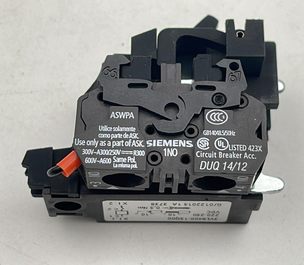 Siemens 3VL9400-1SQ00 Shunt release 220-250V DC
