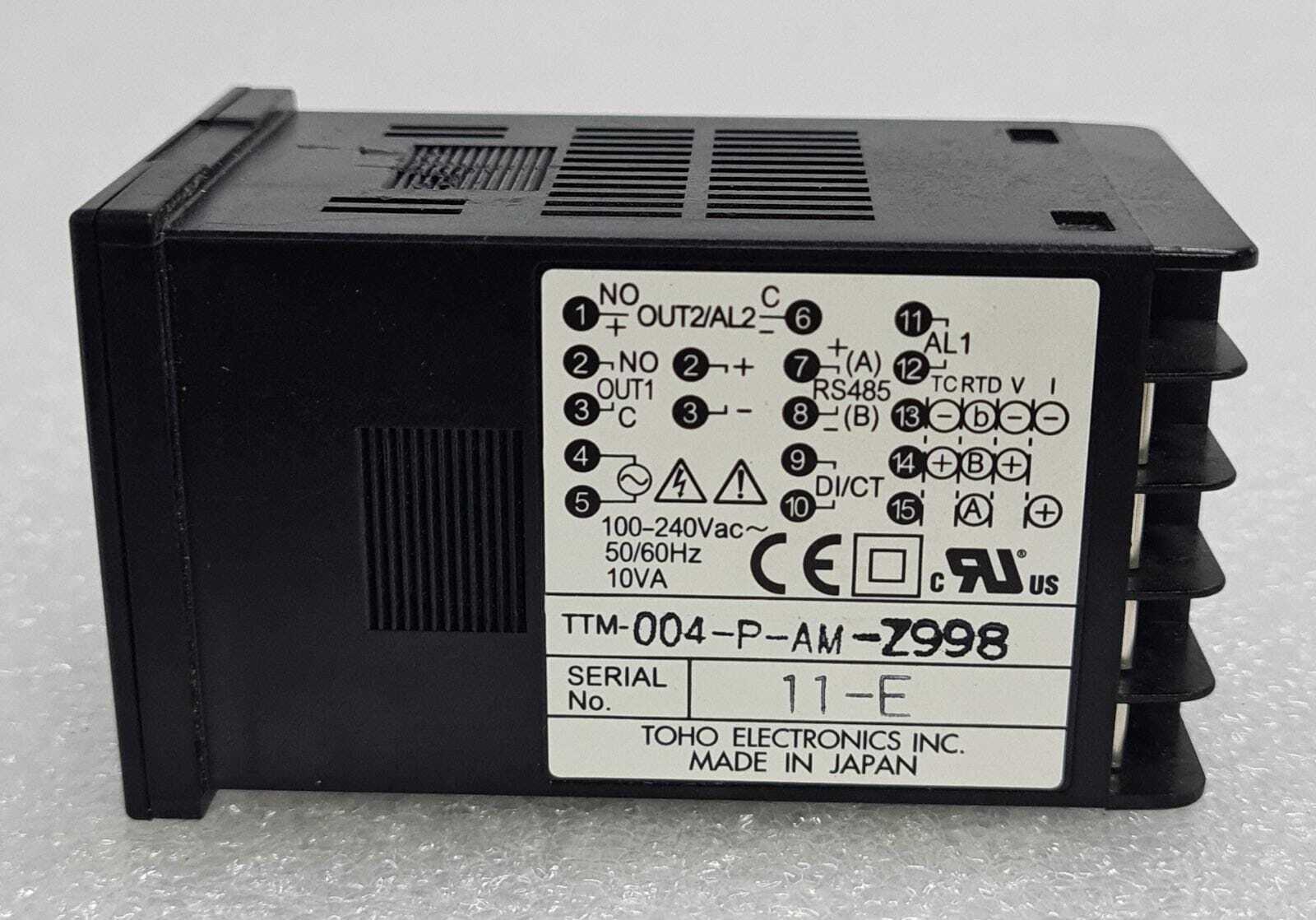 TOHO ELECTRONICS TTM-004 Temperature Controller Module TTM-004-P-AM-Z998