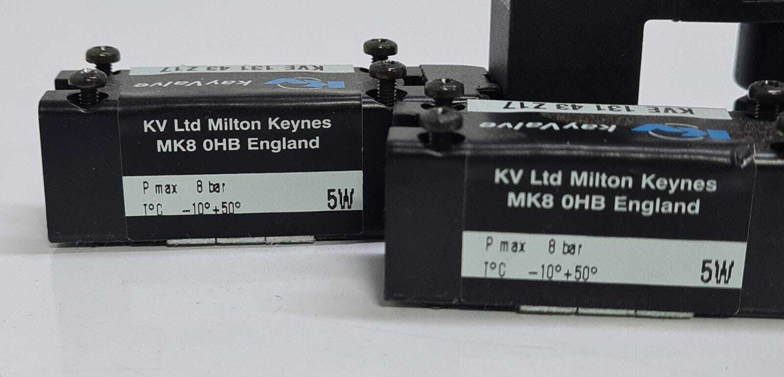 [LOT 2] KV KayValve KVE 131 43 Z17 W/ Fluid Systems Solenoid Valve 1-311P-011H0
