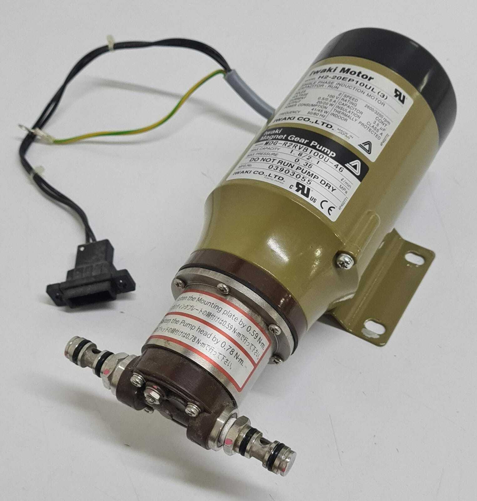 Iwaki Motor H2-20EP10UL(3) Magnet Gear Pump MDG-R2RVB100U-46