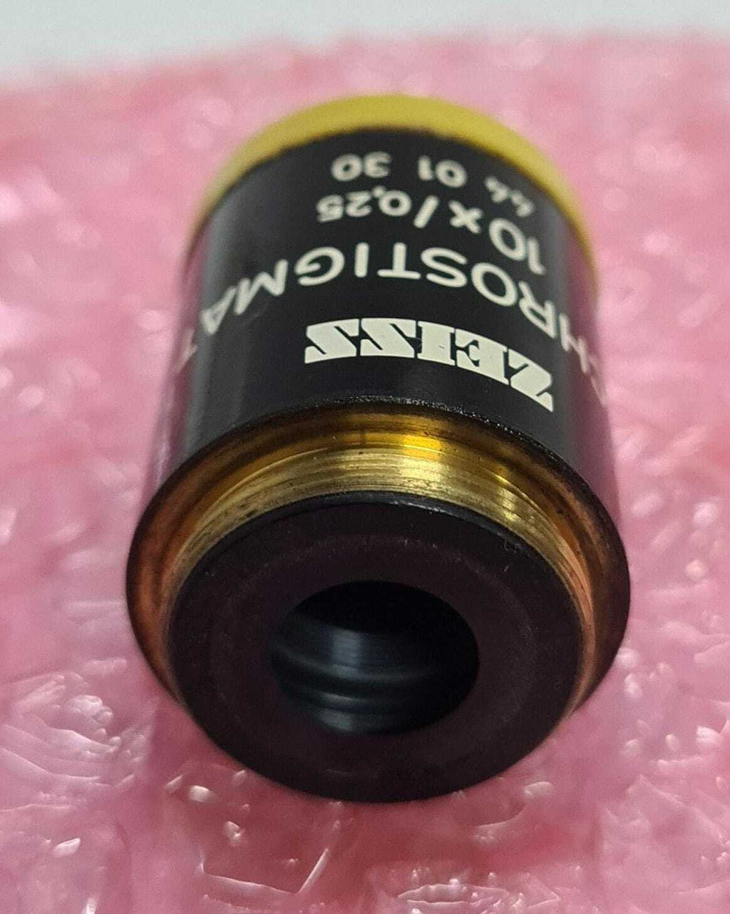 Zeiss ACHROSTIGMAT 44 01 30 10X/0.25 ∞/- Microscope Objective Lens Contrast