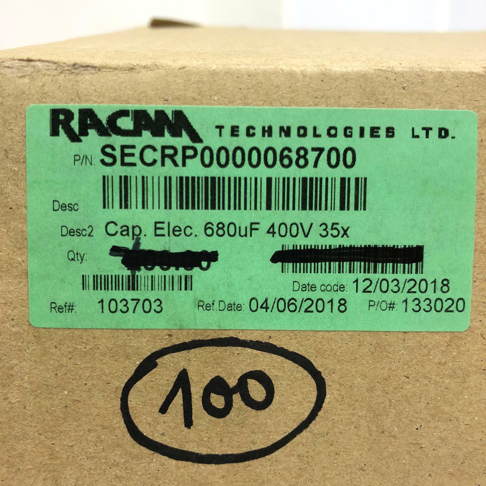 [Lot of 10] Nippon Chemi-Con SMM 7DaHKM Capacitor 400V 680UF  85°c