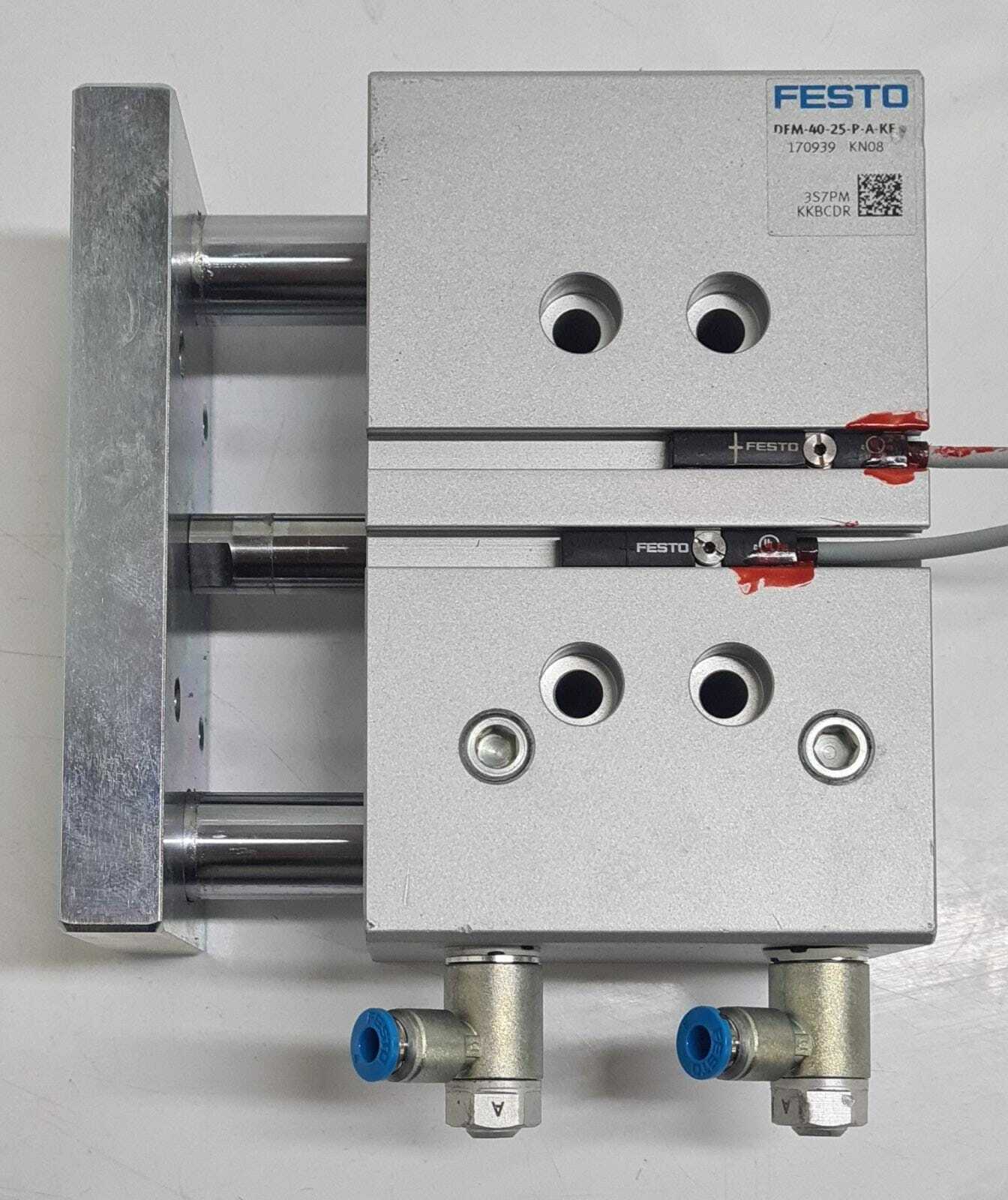 FESTO DFM-40-25-P-A-KF 170939 KN08 PNEUMATIC GUIDED ACTUATOR