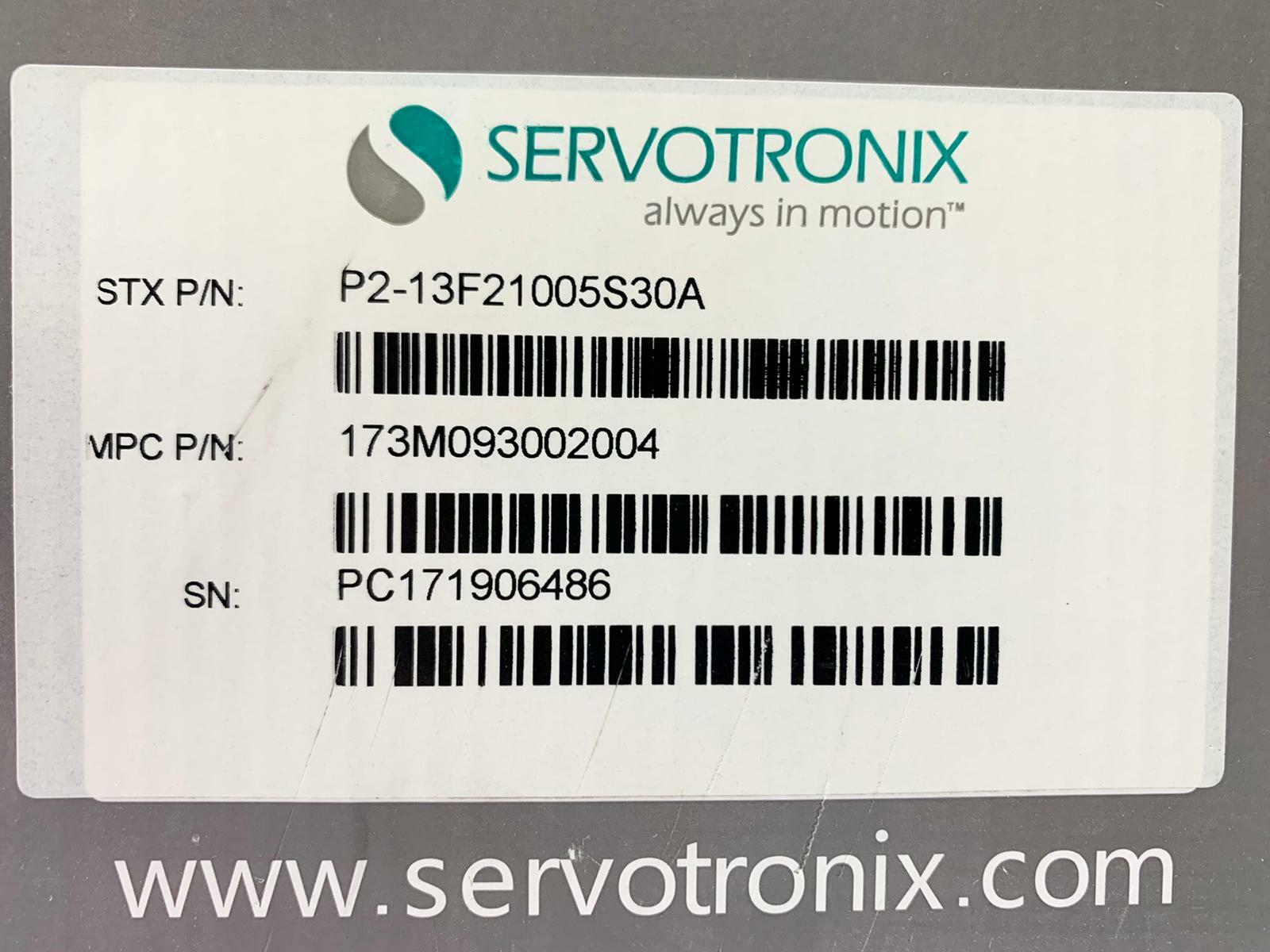 SERVOTRONIX P2-13F21005S30A 173M093002004 SERVO MOTORS