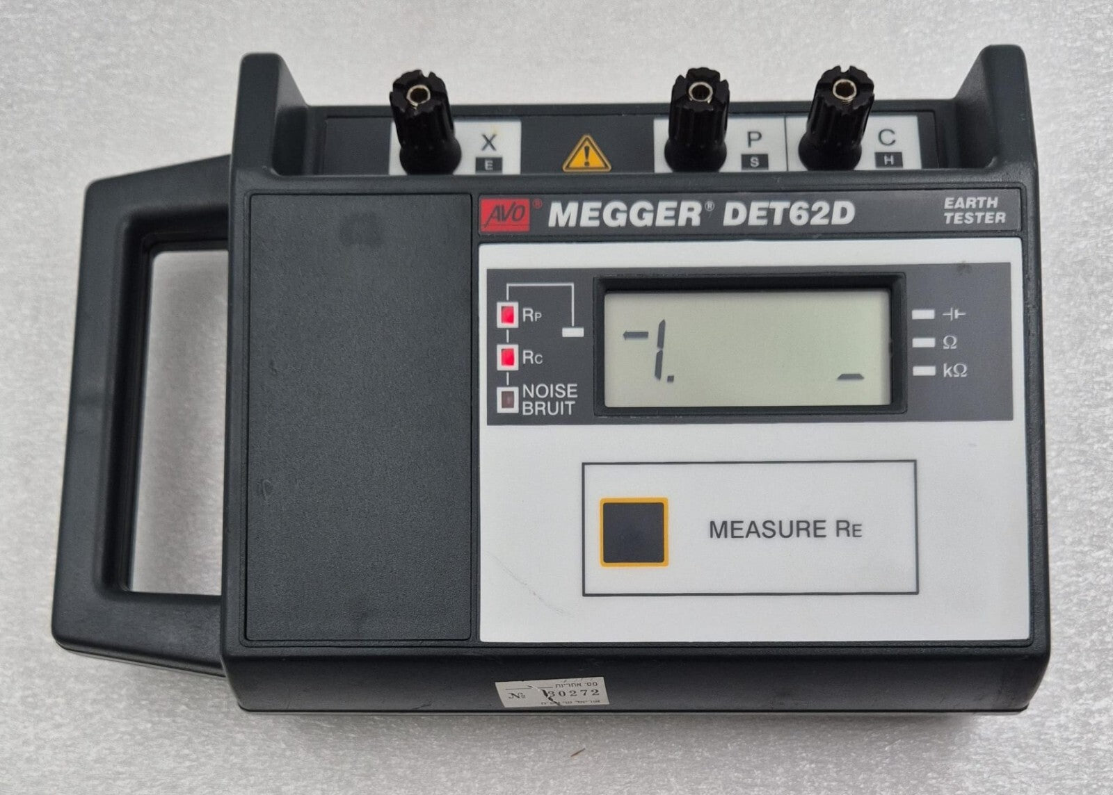 AVO MEGGER DET62D digital earth ground resistance tester device
