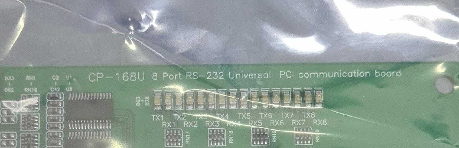 NEW - MOXA MU-860 CP-168U 8 Port RS-232 Universal PCI Communication Board