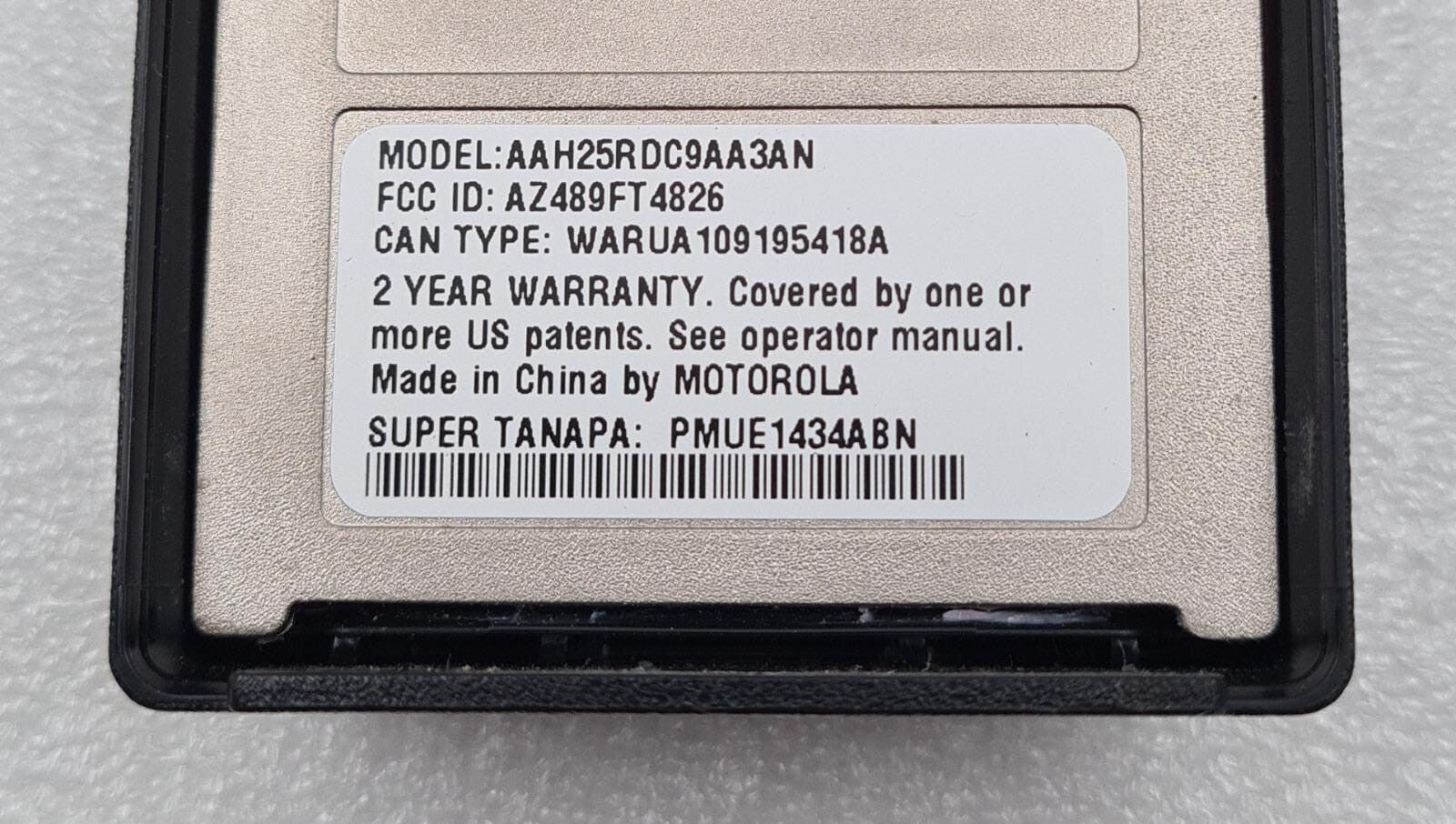 MOTOROLA HT750 HANDIE-TALKIE AAH25RDC9AA3AN TANAPA PMUE1434A 7.5V for MOSCAD-L