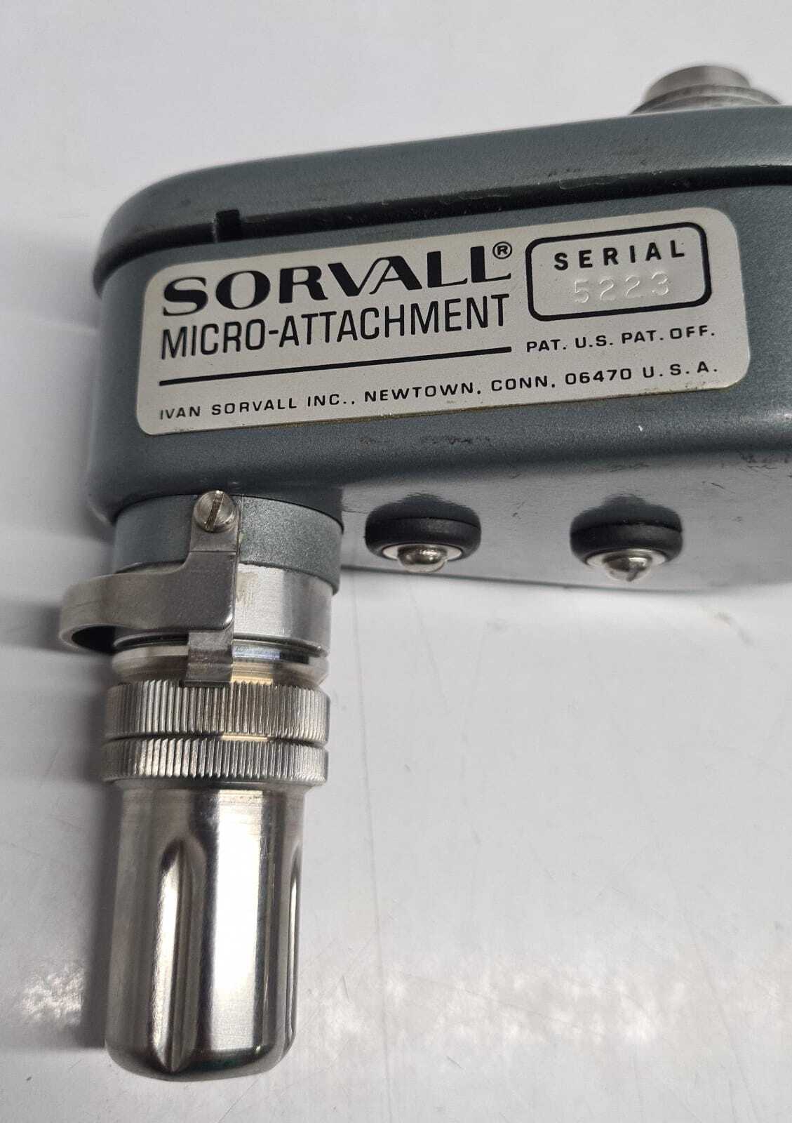 SORVALL Micro Attachment Omni-Mixer OM-2000 Micro Cup Homogenizer