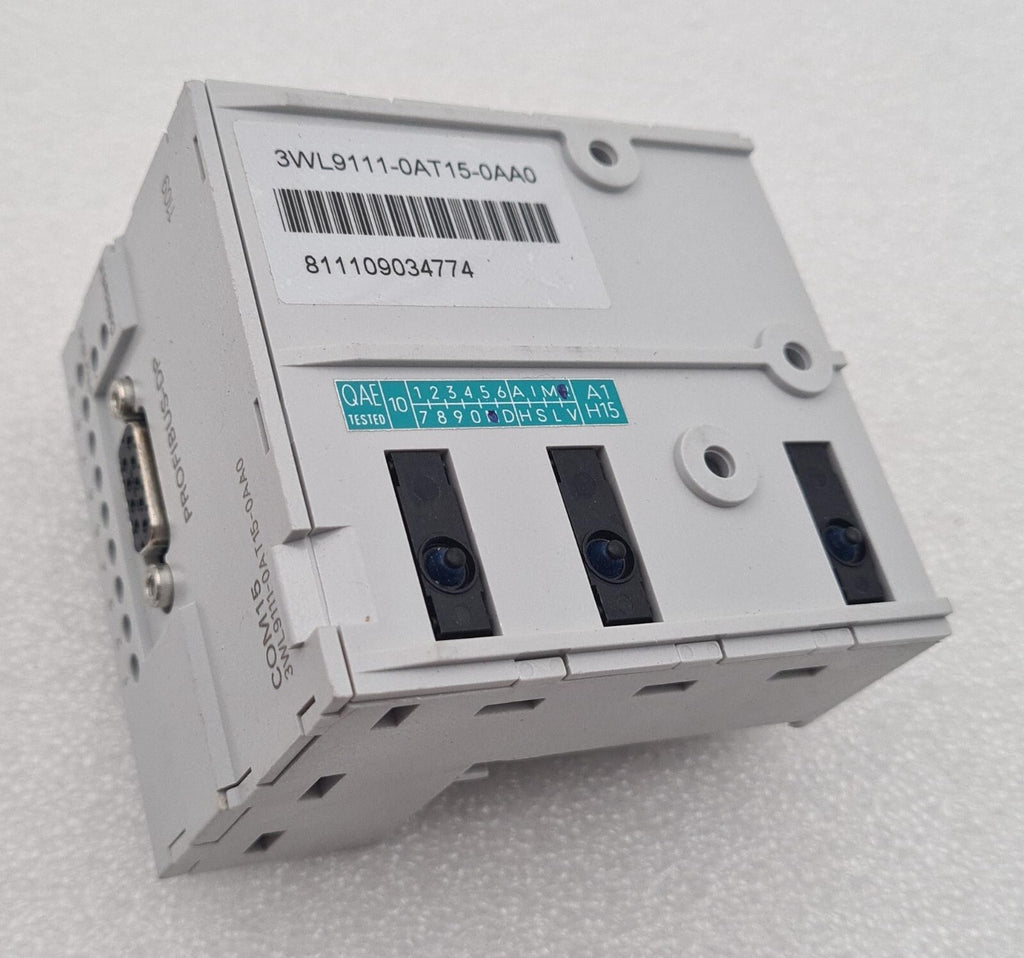 NEW Siemens COM15 3WL9111-0AT15-0AA0 PROFIBUS-DP 1109 CubicleBUS Circuit Breaker