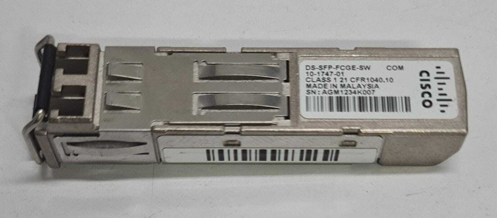 [LOT OF 17] Cisco DS-SFP-FCGE-SW 10-1747-01 COUIAF1CAA Transceiver SFP Module