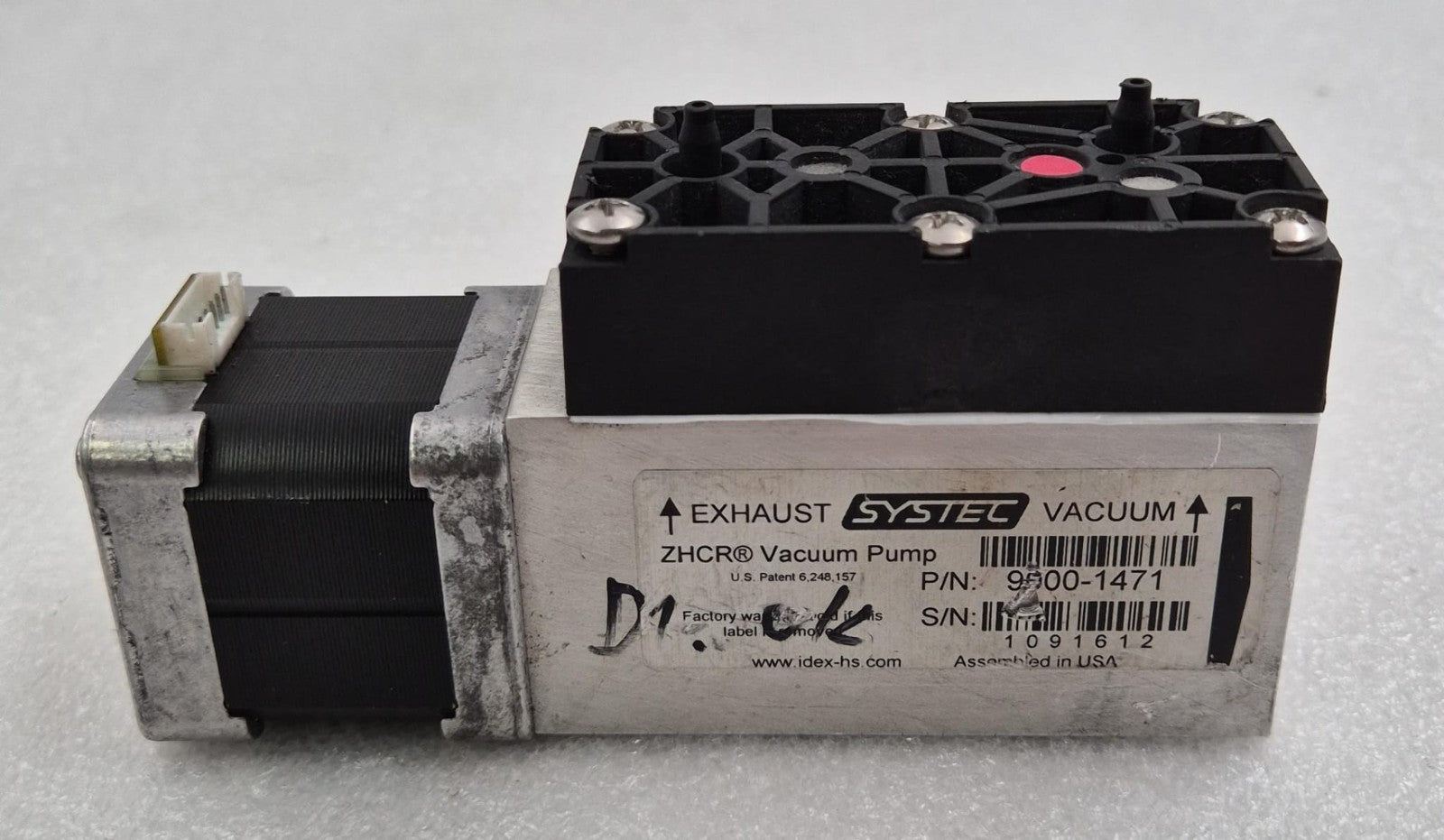 Systec ZHCR Exhaust Vacuum Pump 9000-1471 for Waters W/ Minebea Stepper Motor