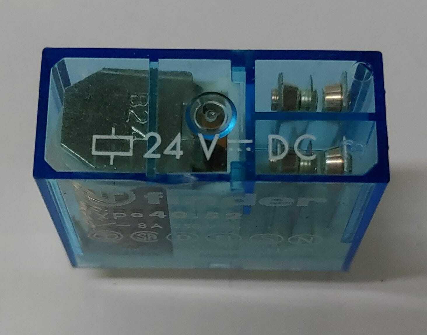 [LOT OF 10] FINDER RELAY TYPE 40.52 8A 250V 24VDC 8-PIN