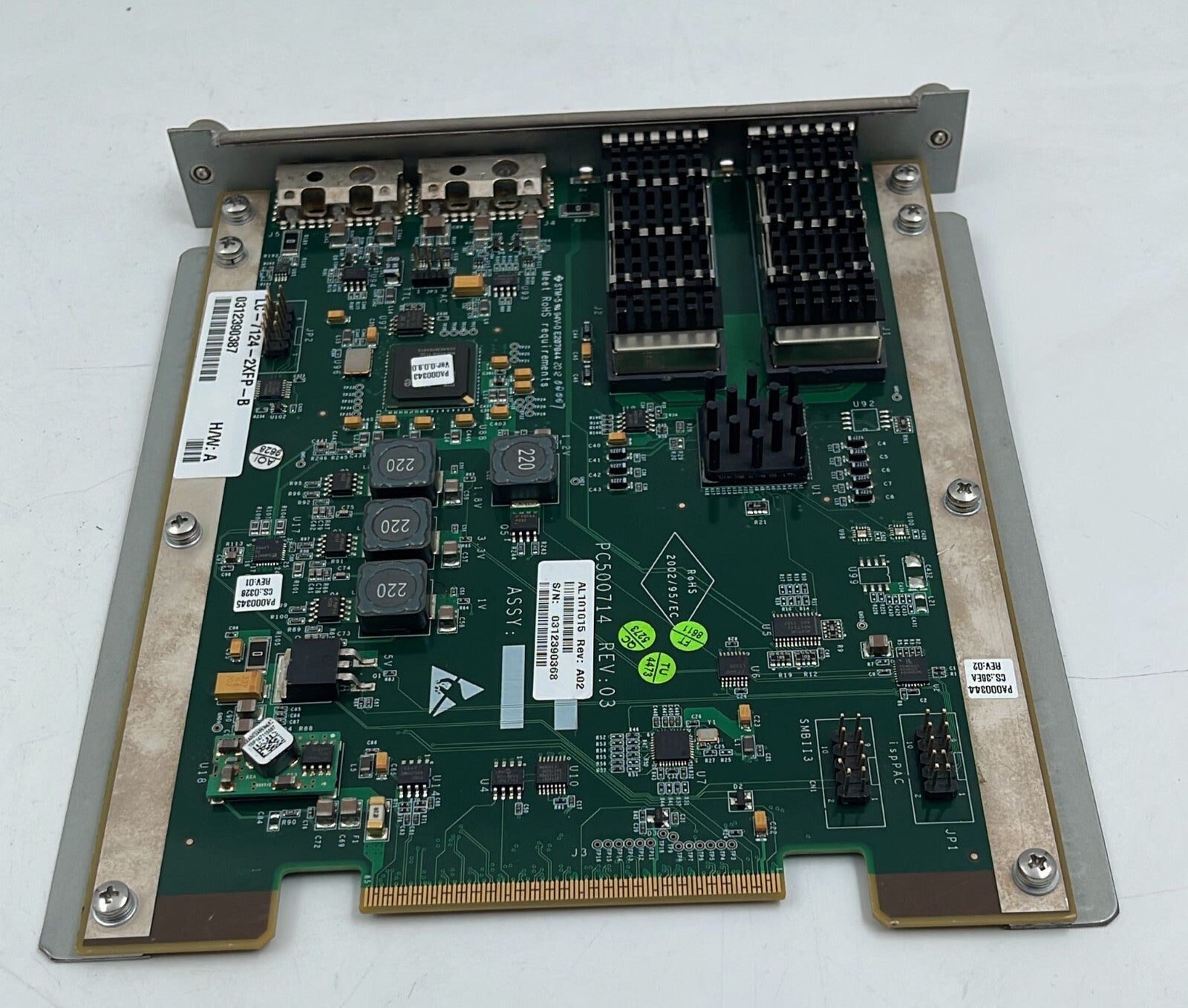 Telco System LC-7124-2XFP-B T-Metro Plug-in Line Card