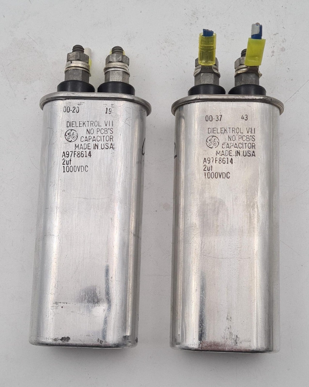 [LOT 2] DIELEKTROL VII NO PCB'S CAPACITOR A97F8614 2uf 1000VDC