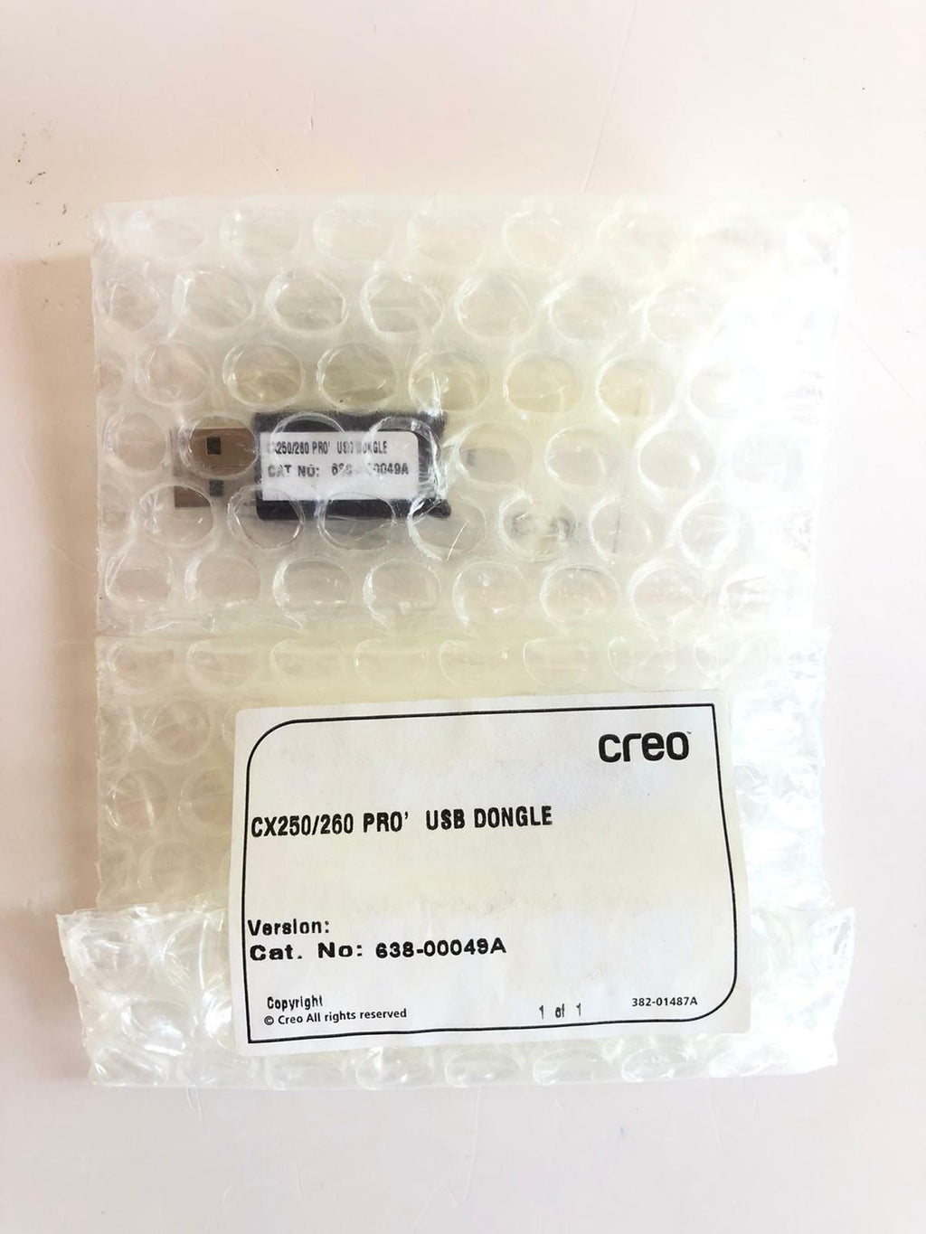 XEROX CREO CX250 / CX260 PRO USB Dongle 638-00042A PrePress