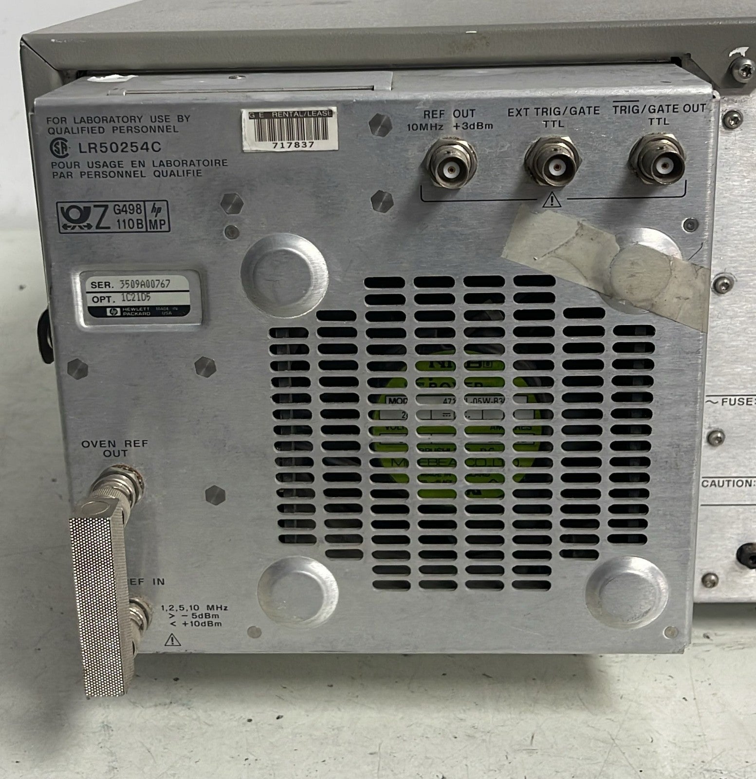 HP 3589A spectrum and network analyzer 10Hz to 150MHz for RF measurement and signal analysis