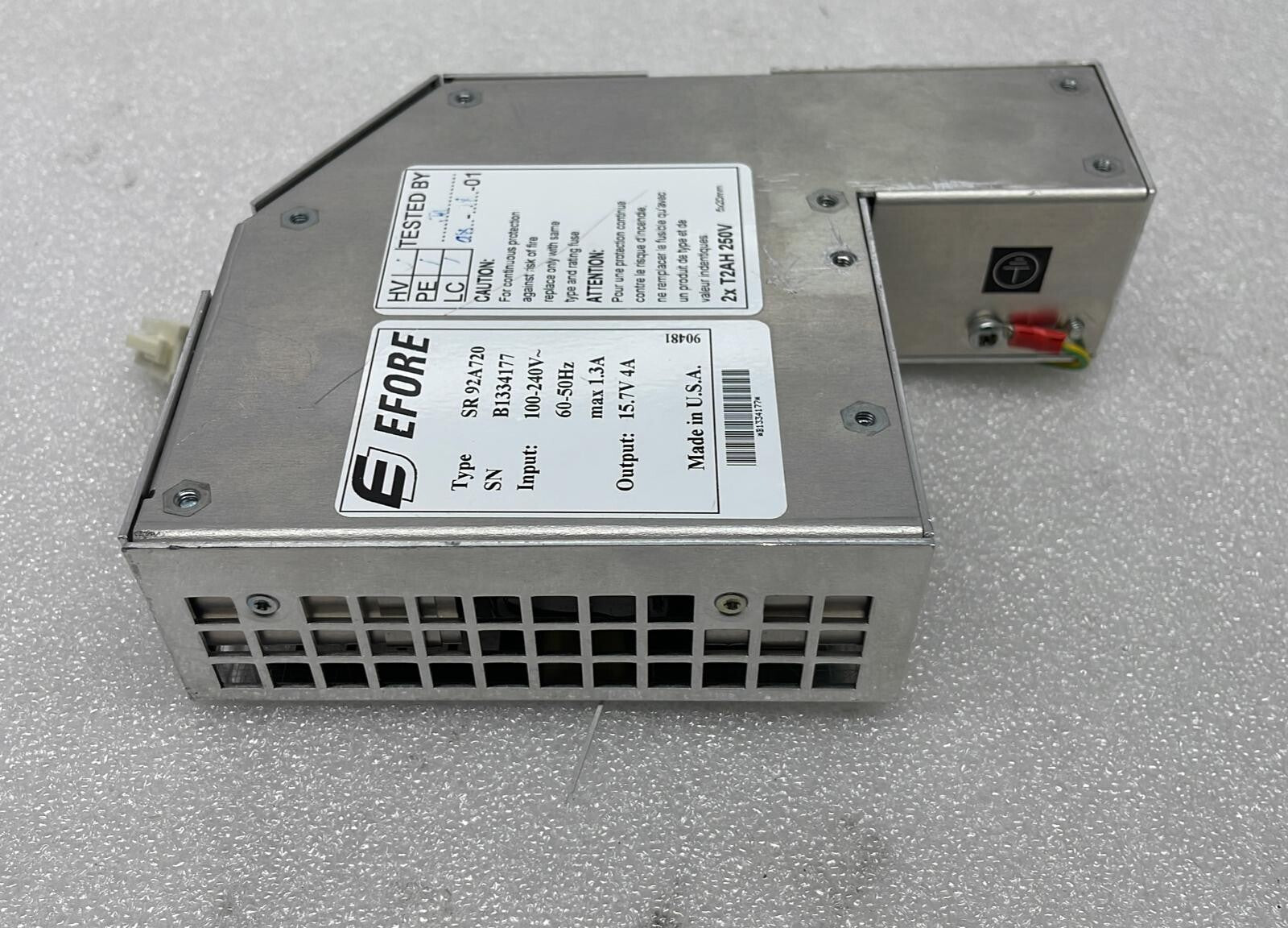 Cardiocap Efore SR92A720 Power Supply