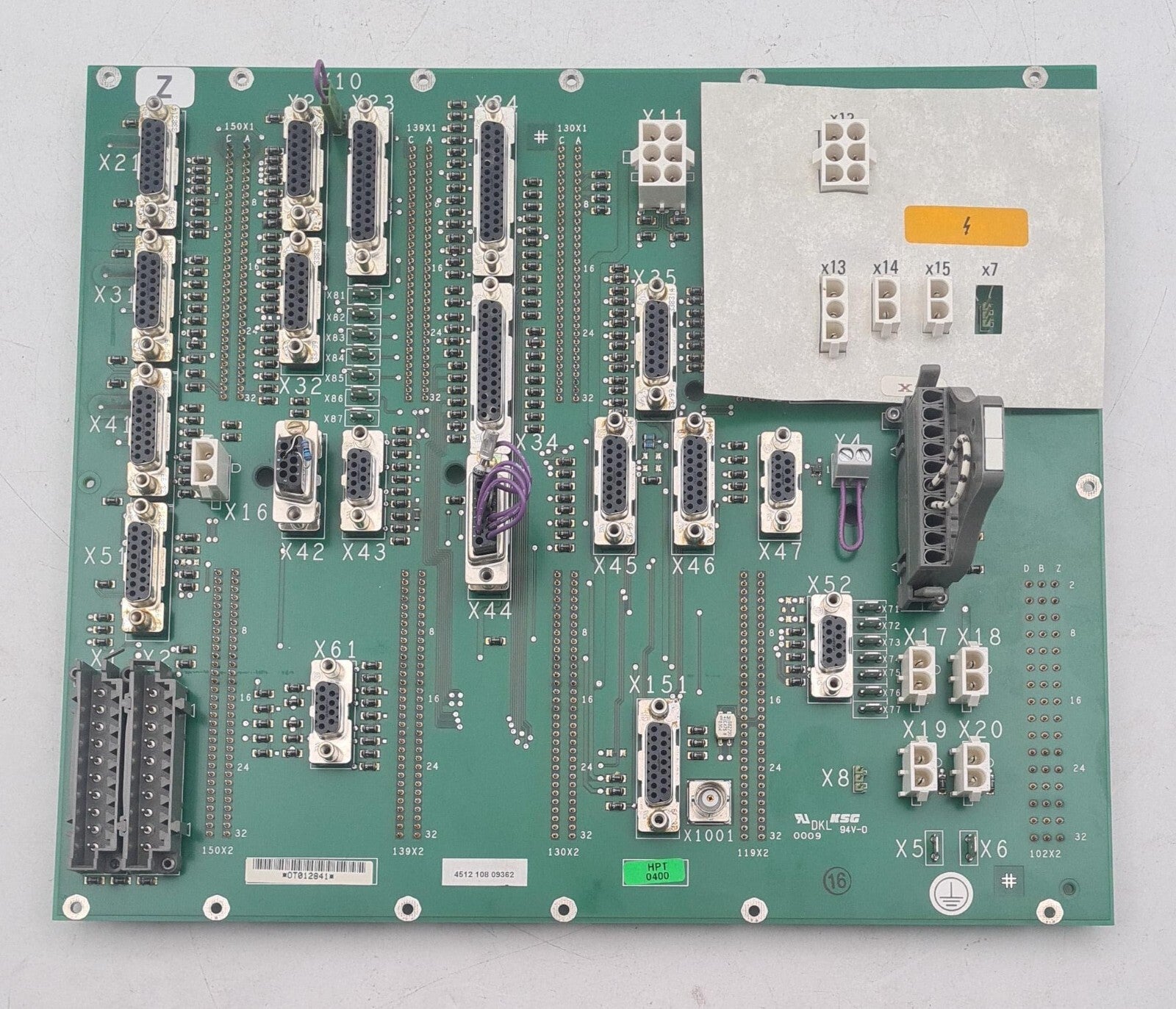 Philips Easy Diagnost R/F Room RAD Back Panel Digital Board 4512 108 09362 PCB
