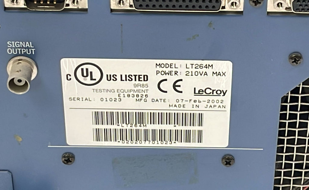 LeCroy LT264M Waverunner 350 MHz - 1GS/s DSO Digital Oscilloscope