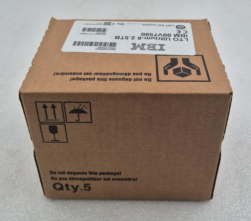 [LOT 5] *NEW* IBM LTO Ultrium-6 2.5TB 00V7590 TAPE CARTRIDGE DATA STORAGE BACKUP