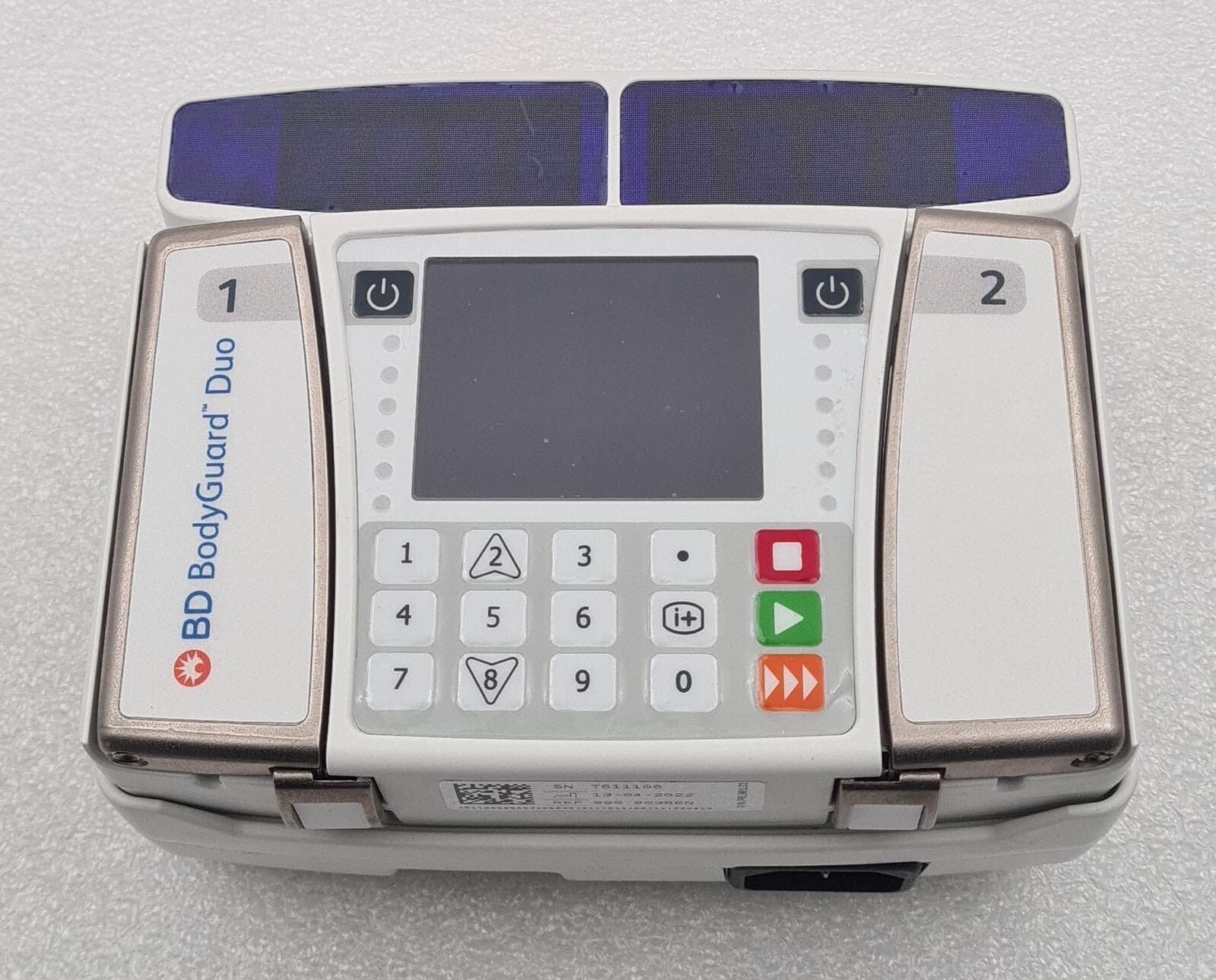 CME Caesarea BD BodyGuard Duo 2-Channel Vet Infusion PUMP 999-903BEN W/ Charger