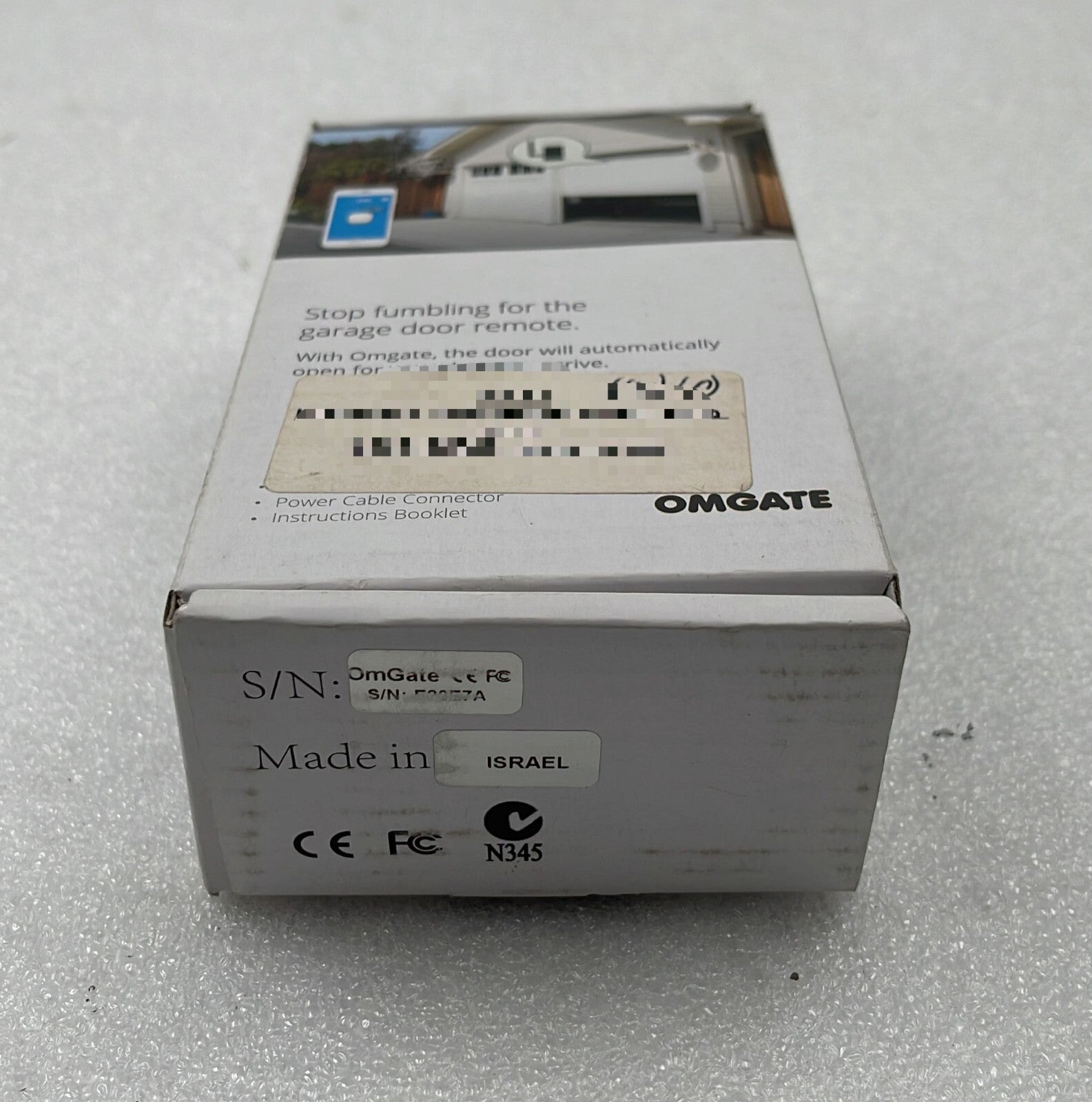 OMGATE OMG-BT1 Bluetooth Remote Garage Door / Gate Controller W/ box