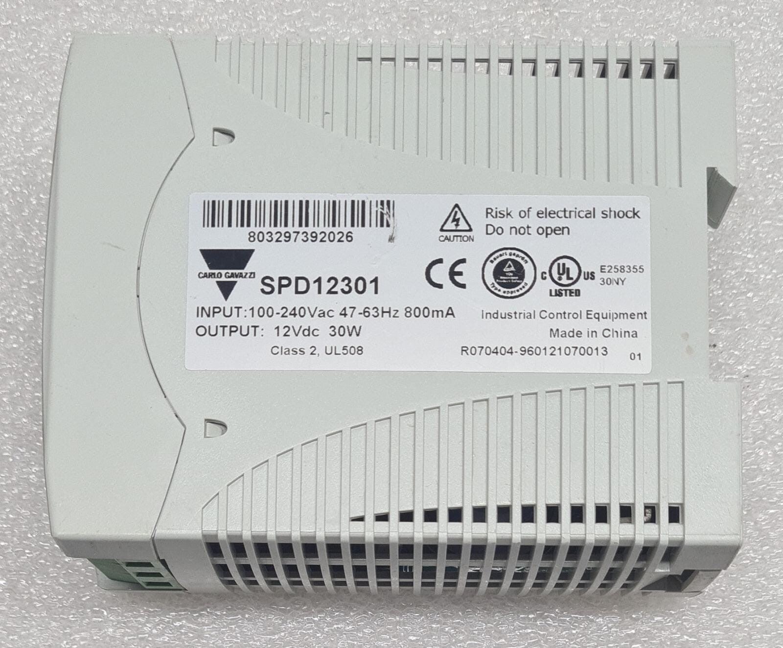Carlo Gavazzi SPD1230 Switching Power Supply AC/DC Converter SPD12301
