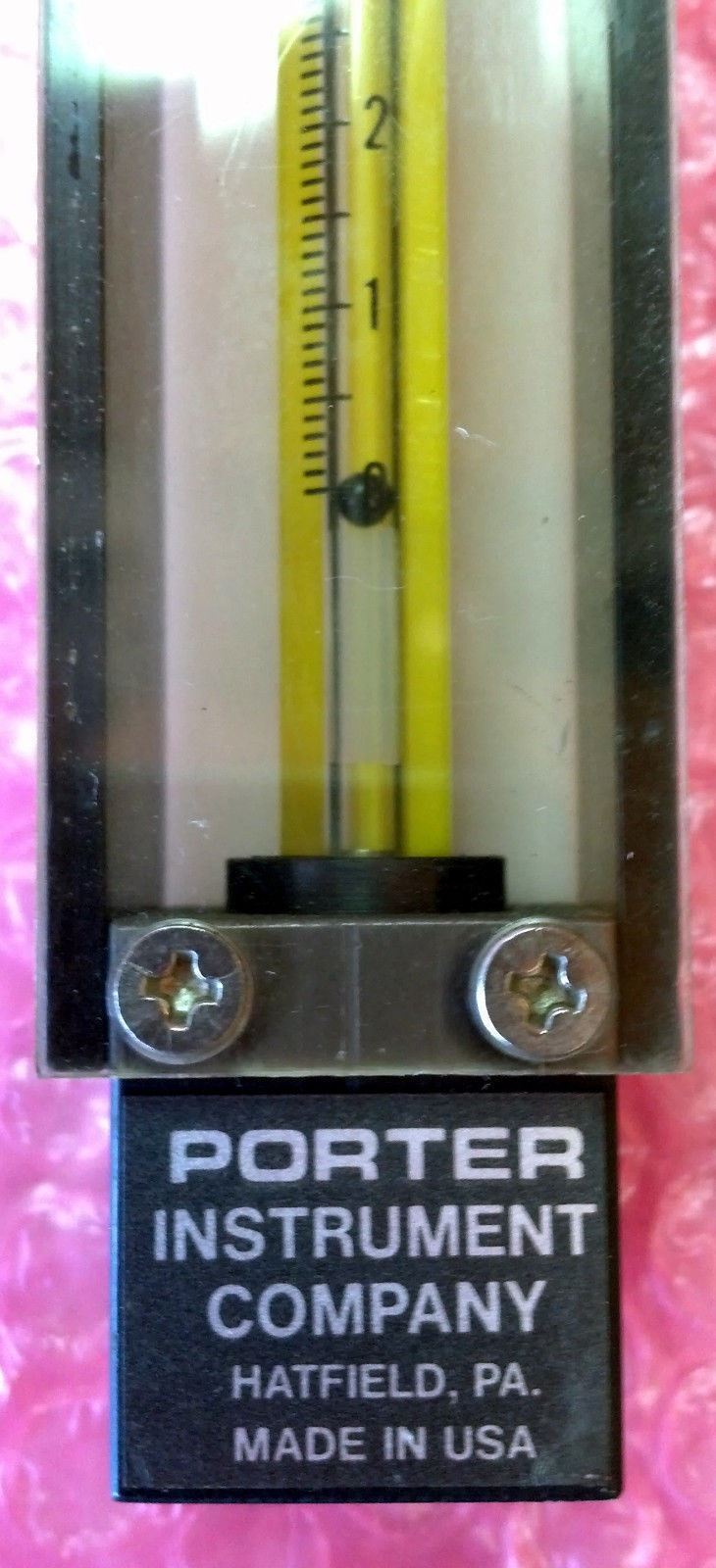 Porter Instruments Company B-125-30 Flow Meter Model 150