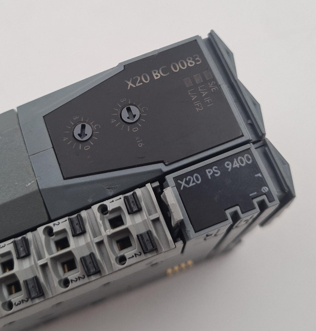 B&R X20 BC 0083 Digital Control ETHERNET POWERLINK & X20 PS 9400 X20 BB 80 Base