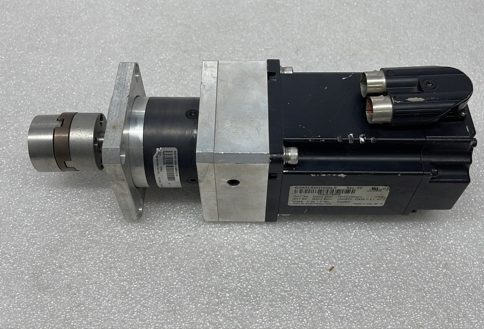 B&R Automation Servo Motor 8LVA33.R0021D000-0 W/ Gear 8GP40-060-004S1V3