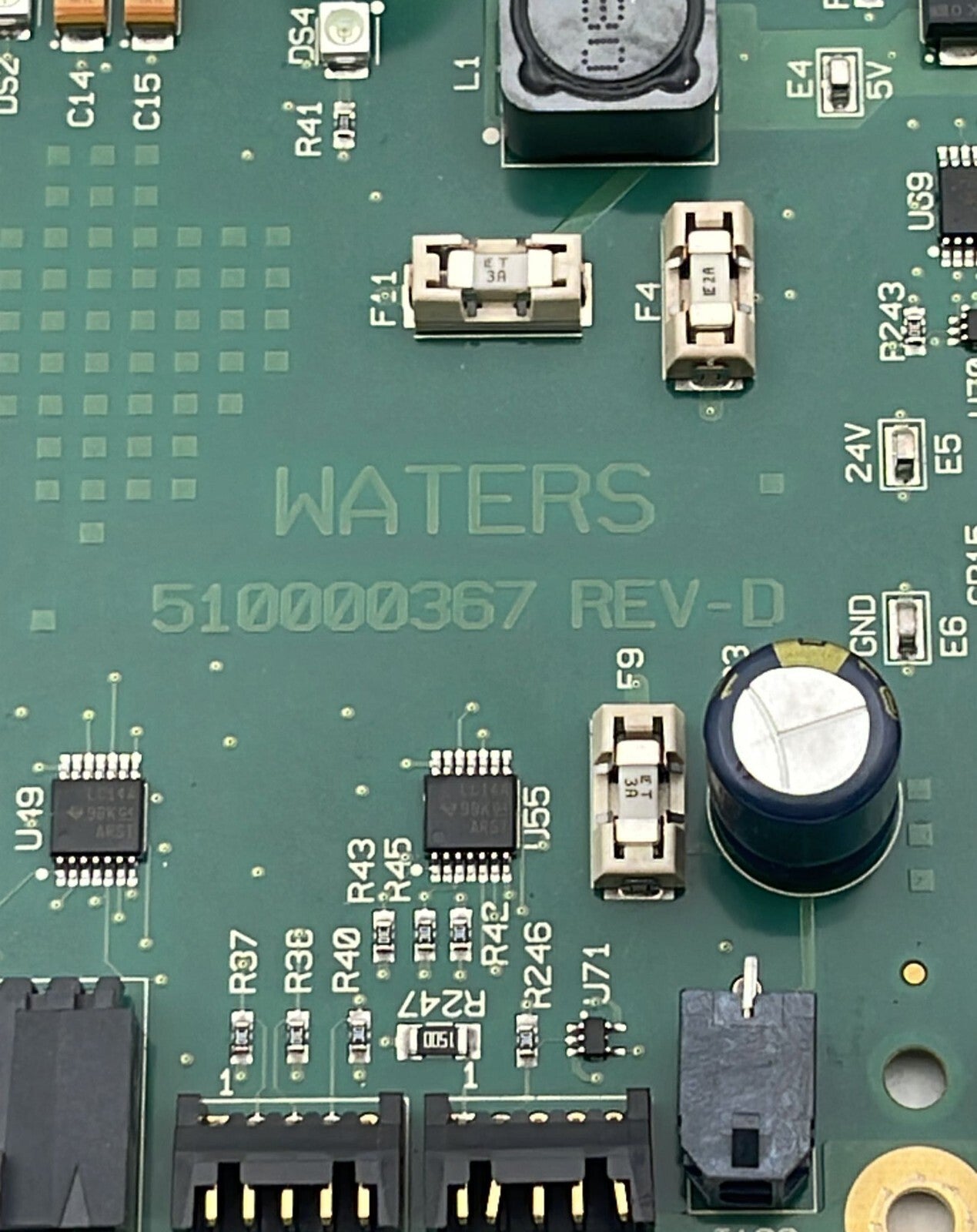 Waters Alliance 210000367 UPLC Sample Manager Solvent Board PCB 510000367