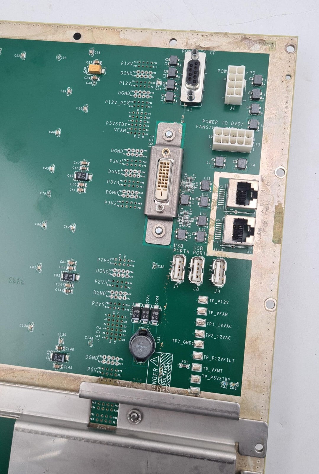 Siemens ACUSON SC2000 Ultrasound TBP 10038565 Backplane Board Motherboard